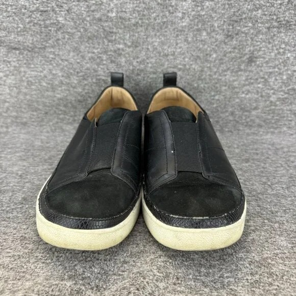 ✅Vionic Slip-On Loafers Womens Sz 9.5 Zinah Black Leather Casual Sneakers Shoes - Picture 4 of 11